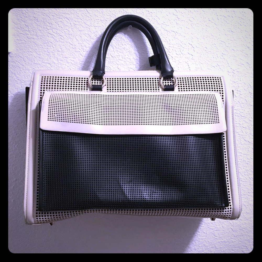 Zara Top Handle Crossbody Bag / Brief